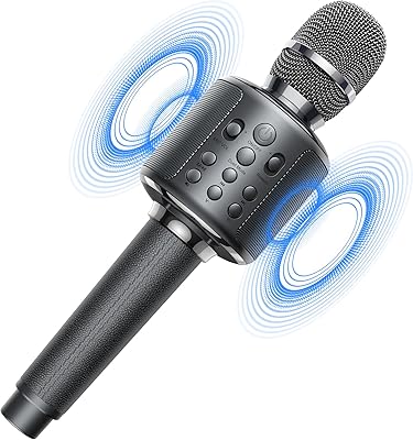 Karaoke microphone microphone karaoke wireless bluetooth godda 4 in 1 laptop with double.. DIAYTAR NIGERIA makes quality accessible to all with our affordable prices and quick delivery service.