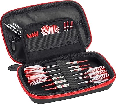 Eva Casemaster foam darts case, can contain 6 darts and bonus accessories, tips, stems and fins, compatible with hard and flexible cutting darts.. No delays, no drama — just fast, affordable shopping with DIAYTAR Nigeria.