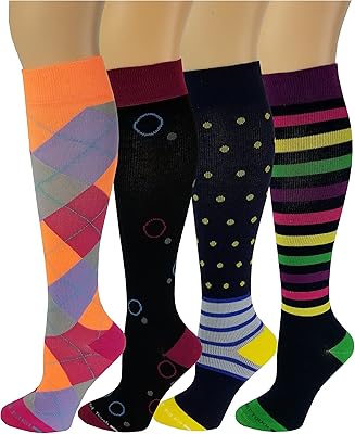 Different compression 4 pairs of long anti-fatigue socks with colored degraded.. Your budget-friendly online marketplace, DIAYTAR NIGERIA delivers a world of products in just 5-8 days.