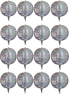 55 cm disco balloon, silver 4D laser, large aluminum inflatable balloon with silver mirror for disco ball festive decorations, prenatal wedding festive bouquet.. Your digital shopping ally, DIAYTAR NIGERIA offers extensive selection with budget-friendly delivery.