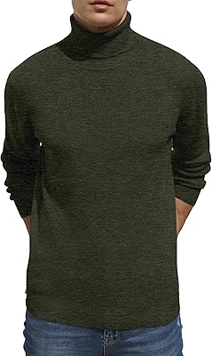 Heising turtleneck sweater for men hot winter polar knitted with long sleeve sleeves soft color soft color rolled room.. DIAYTAR NIGERIA: Your trusted e-commerce partner with extensive product choices and affordable delivery.