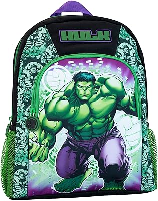 Marvel Kids The Incredible Hulk, Black, One Size, Multi-Poche Backpacks.. DIAYTAR Nigeria: Your one-stop online shop with unbeatable prices and nationwide delivery in under 8 days.