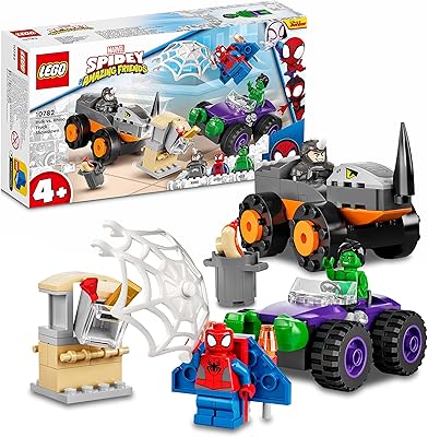 Lego Marvel Spidey and his incredible Hulk friends against Rhino Truck 10782 (110 pieces).. Shop the future with DIAYTAR NIGERIA - thousands of products, unbeatable prices, delivery within a week.