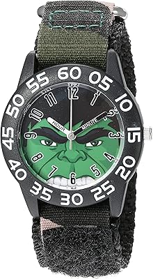 Marvel analog quartz watch Kids Plastic Time Teacher with nylon bracelet - camouflage, camouflage, bracelet.. Need it fast? DIAYTAR Nigeria ships in just 5 to 8 days nationwide.