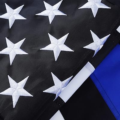 Thin-line flag Blue Line Roterdon 2x3 feet, made in the United States, 210D nylon police flags, robust external flag of the police, sewn stripes and embroidered stars.. Your e-commerce hub for everything — DIAYTAR Nigeria has you covered.