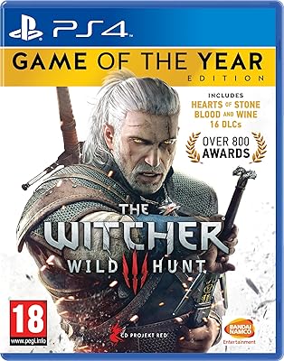 The Witcher 3 edition game of the year PS4 for PlayStation 4 by Bandai.. DIAYTAR NIGERIA: Your partner in affordable online shopping with reliable 5-8 day shipping nationwide.