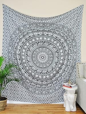 The Art Box Tapestry Elephant for bedroom wall decoration and bedroom decoration accessories, cotton, double 85 x 55 inches.. Shop with confidence at DIAYTAR NIGERIA, offering thousands of products with budget-friendly shipping.