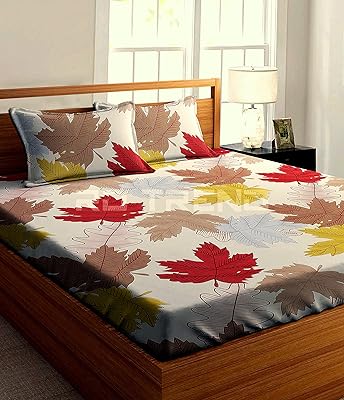 RD Trend Double bed sheet in fully expandable cotton microfiber, King size (72 x 78 x 8 inches) with 2 pillowcases, cream.. Shop with confidence at DIAYTAR NIGERIA, enjoying competitive prices and delivery within 8 days.