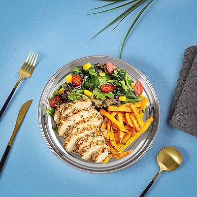 Delcasa rice in stainless steel, size 21 cm, with a circular stainless steel design, washable in the dishwasher, versatile and ideal for the house, hostels, hotels and restaurants.. Experience the ease of modern shopping with DIAYTAR NIGERIA's comprehensive platform and quick delivery.