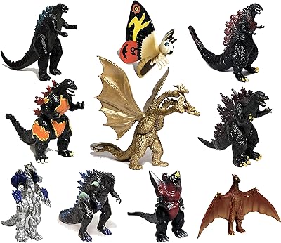 Iz Fun Godzilla toys with 10 -piece figurines bag.. Shop smart with DIAYTAR NIGERIA, offering a vast product range delivered to your doorstep within a week.