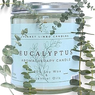Aromatherapy candle with perfumed soybean 'eucalyptus' | Home spa | natural essential oils | 100 % soy wax | anti-stress candle gift | respiratory benefits.. Love deals? DIAYTAR Nigeria has you covered with low prices and fast delivery.