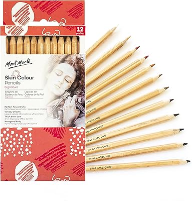 Set of marte Monte color pencils - 12 Skin -colored pencils - Perfect skin color pencils for expressive and realistic portrait drawings - ideal for beginners, professionals and artists.. Embrace a new era of online shopping with DIAYTAR NIGERIA's extensive range and budget-friendly prices.