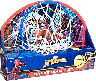 Marvel Ultimate Spider-Man basketball set 34 cm x 25 cm \ "Ballon, hoop, net and door hook \".. From tech to toiletries, DIAYTAR Nigeria delivers without delay.
