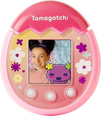 Tamagotchi 42901 Bandai Pix - New generation virtual reality animal with camera, toys and collection figurines - flower, simple, pink.. Experience shopping without stress at DIAYTAR NIGERIA's comprehensive and budget-friendly platform.