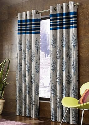 Home utsav curtain printed in jute, door - 2.1 m, blue, lot of 1.. Shop across boundaries with DIAYTAR NIGERIA's comprehensive platform and budget-friendly delivery.