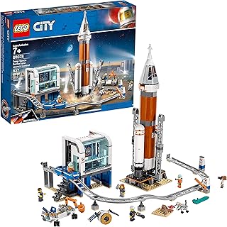 LEGO City Deep Space Rocket and Launch Control Construction Set, 837 pieces 60228.. Shop with ease at DIAYTAR NIGERIA and enjoy our extensive product range delivered at affordable rates.