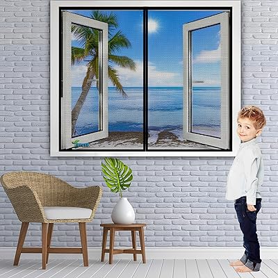 Window magnetic mosquito net, 90 x 90 cm, with magic ribbon full frame and bedbugs, easy to install without drilling 【Black】.. Discover a world of choices with DIAYTAR NIGERIA's extensive marketplace and prompt shipping service.
