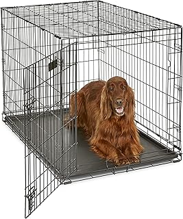 Midwest Homes For Petscage For Modern Dog with Single Door and Double Door with Anti-Fuite Bol, Floor Protective Feet, separation panel and new patented features.. Your shopping journey simplified with DIAYTAR NIGERIA's vast selection and budget-friendly shipping.