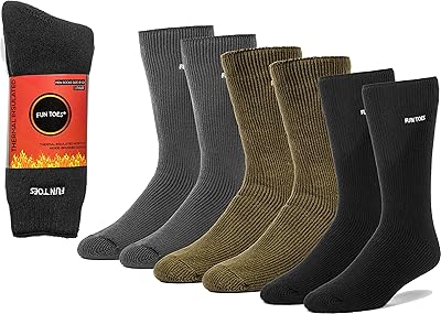 3 pairs of robust winter socks with fun toes for men, size 8-13.. Make shopping fun and stress-free with DIAYTAR Nigeria.