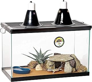Habitat Kit for pets Zilla for beginners, 10 gallons with light and heat for small live animals of the desert.. DIAYTAR NIGERIA: Your gateway to affordable products delivered reliably across Nigeria.