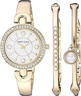 Watch for Women Ann Klein Inlaid with Swarovski Crystals - AK/3288GNST.. DIAYTAR NIGERIA: Connecting every Nigerian with quality products at prices everyone can afford.