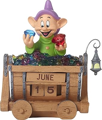 Precious moments 172710 Perpetual resin calendar Dobby's Brilliance for Disney window, Snow White and the Seven Dwarfs, Multicolor.. DIAYTAR NIGERIA brings affordable shopping solutions to every corner of Nigeria in just 5-8 days.