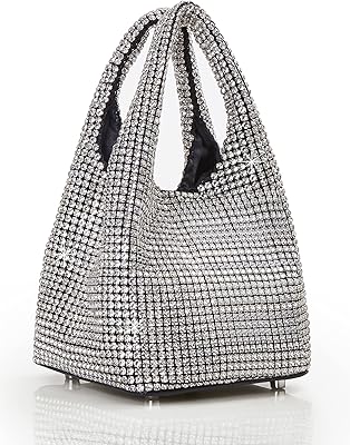 Brilliant evening bags for women, evening bags in sparkling rhinestones, portable evening bag for promo ball, wedding.. Experience shopping freedom with DIAYTAR NIGERIA's vast selection and dependable nationwide shipping.