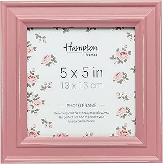 Square photo frame Hampton Frames Paloma, pink, size 5x5 (13x13 cm) PAL301955P.. Shop from anywhere in Nigeria with DIAYTAR's extensive selection and budget-friendly shipping options.