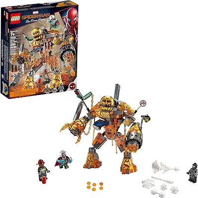 Lego Marvel Spider-Man far from home: Molten Man Battle 76128, new 2019 (295 pieces).. DIAYTAR NIGERIA: Where affordability and variety come together with nationwide 5-8 day delivery.