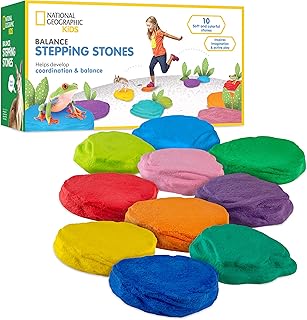 National GEOGRAPHIC SPENDS - 10 sustainable stones that encourage the balance and overall motor skills of children, interior and outdoor games, balancing stones, obstacle course.. Shop with purpose at DIAYTAR NIGERIA and discover a world of products at budget-friendly prices.