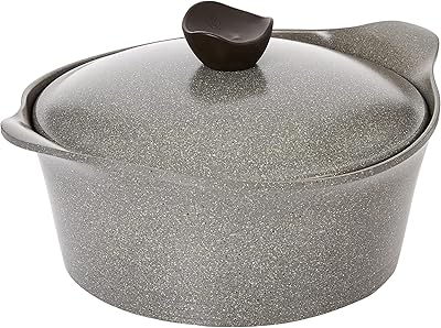 Neoflam Marmite of Eni Size 28 cm Gray marble cover with button.. DIAYTAR NIGERIA: Your trusted partner for affordable online shopping with reliable delivery timeframes.