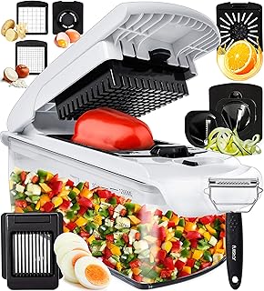 Fullstar vegetable and onion chopper - peeler, salad chopper, vegetable slicer, spiral slicer, vegetable slices, zoodles slicer, ledron press, egg separator, egg slicer.. Experience the power of choice with DIAYTAR NIGERIA's vast catalog and affordable 5-8 day delivery.