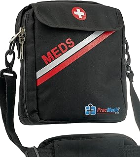 Insulin Brac Medic travel bag - Travel medication bag - Diabetes medication bag for medical supplies, insulin, epipen, OVIQ, inhaler spacer, pills bottle and first aid supplies (T -MED.. Your everyday shopping companion, DIAYTAR NIGERIA offers unbeatable value with nationwide delivery.