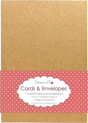DCCE023 Dove craft cards with 5 x 7 inch KRAFT, acrylic, multicolored envelopes, 6.44 x 7.46 x 0.48 inches per trimkraft.. Discover shopping made simple with DIAYTAR NIGERIA's comprehensive platform and nationwide delivery service.