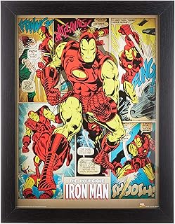 Marvel FP11588P-Plmarvel Iron Man 30 x 40 cm Printing with "Retro" frame, black.. Need it fast? Need it cheap? Choose DIAYTAR Nigeria.