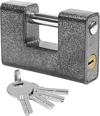 Robust Curtzi padlock with 4 single cutting keys in solid steel of 12.. DIAYTAR NIGERIA transforms how Nigerians shop with our affordable prices and dependable shipping times.