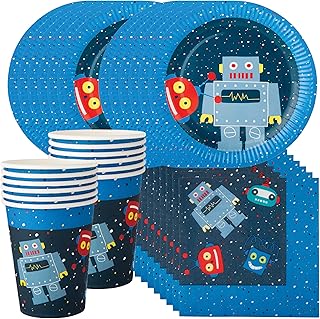 12 -piece robot party supplies set includes 36 in total.. DIAYTAR NIGERIA: Your one-stop e-commerce destination with affordable prices and nationwide delivery in 5-8 days.
