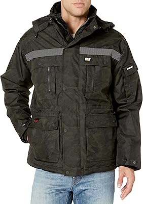 Caterpillar Robust isolated parka for men.. DIAYTAR NIGERIA: Where affordability and variety meet with convenient delivery within 8 days.