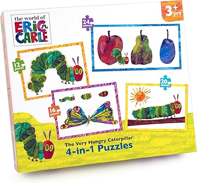 Puzzle 4 in 1 hungry and hairy caterpillar.. DIAYTAR NIGERIA: Putting quality products within reach of every Nigerian through our affordable marketplace.