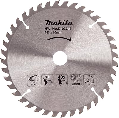 Makita circular saw blade D-03349, diameter 165 mm, 40 teeth.. Thousands of choices. Zero hassle. All thanks to DIAYTAR Nigeria.