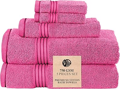 Set of somerfield bath towels 100 % very absorbent cotton 750 g/m2 (beach towel + bath towel + hand towel + 2 facial towels (light pink).. Experience the ease of modern shopping with DIAYTAR NIGERIA's comprehensive platform and quick delivery.