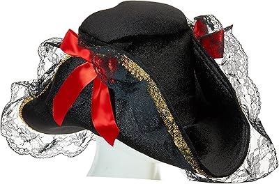 Dreamgirl pirate hat for women (woman), black, black.. From kitchen tools to phones — DIAYTAR Nigeria ships it all in a week.