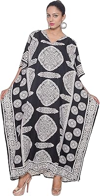 Large caftan dress Maxi Kimono Caftan Night shirt with relaxed beach evening dress.. Nigeria shops with DIAYTAR — wide selection, fast shipping, and great value.
