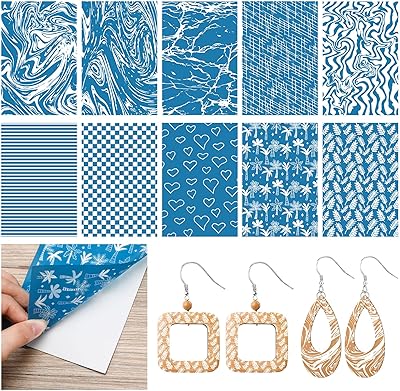 10 pieces of marble screen printing stencils for polymer clay, reusable screen printing kit, mesh stencils, transfer, DIY, crafts, printing, home decoration, jewelry, wooden fabric, shirts, paper, 4 x 6 inches.. Shop efficiently with DIAYTAR NIGERIA, offering thousands of products at unbeatable prices delivered promptly.