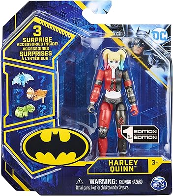 Harley Quinn DC Batman 2021 figurine 4 inch spin master.. DIAYTAR NIGERIA: Your trusted partner for affordable online shopping with reliable delivery timeframes.