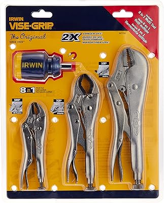 Irwin 2077703 Play of fast clearance locking pliers with 8 in 1 multifunction tool, 3 pieces.. DIAYTAR NIGERIA delivers happiness in 5-8 days with our affordable and diverse product range.