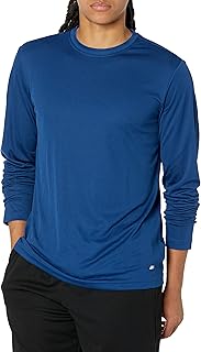 T-shirt with long sleeves navy blue Amazon essentials for men, large.. DIAYTAR NIGERIA: The marketplace that brings affordable products to every Nigerian home in under 8 days.