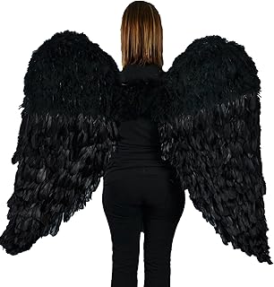 Touch of Nature feathered feathered angel suit - includes a halo of 52 "x 36", black).. Embrace the convenience of DIAYTAR NIGERIA with thousands of products at your fingertips, delivered nationwide.