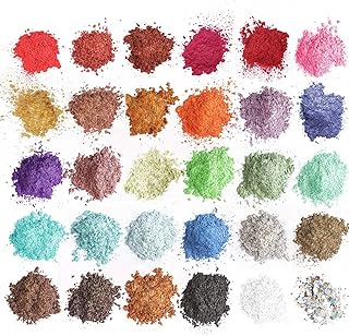Mica powder 30 Pigmented Mineral Colors Natural Pigment-Pailwing Epoxy resin glue for the.. DIAYTAR NIGERIA: Creating access to affordable products for every Nigerian with our swift delivery service.