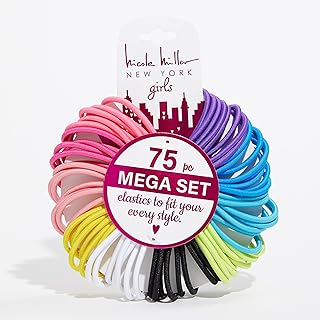 Mega Set of 75 pieces Nicole Miller with 4 mm colored elastic bands: possibilities.. Great deals and fast delivery — the DIAYTAR Nigeria guarantee.